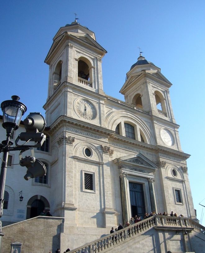 Церковь Тринита-дей-Монти - Площадь Испании