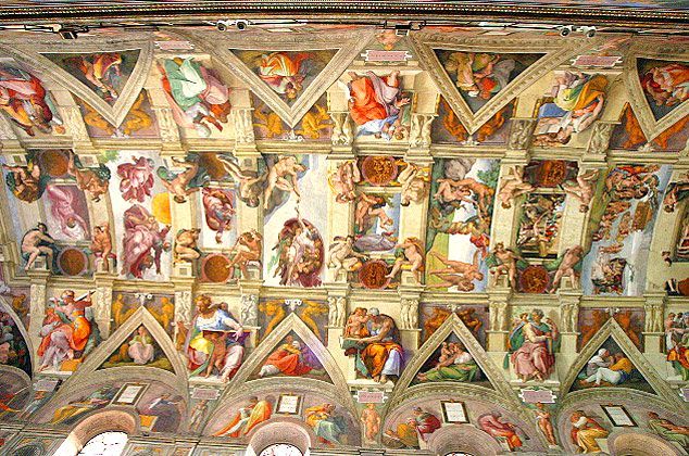 Роспись потолка Сикстинской капеллы