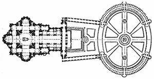 План современного собора - план Мадерно
