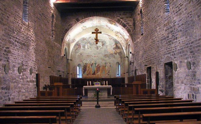 Интерьер церкви Святого Николая (San Nikolo)